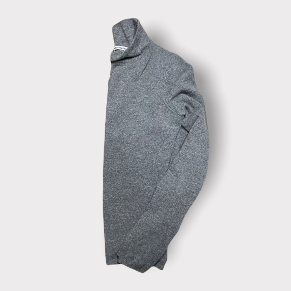 Flawed Reformation Grey Cashmere Sweater